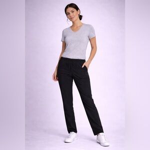 Scrubletics Black Drawstring Scrub Pants – Women’s Size L